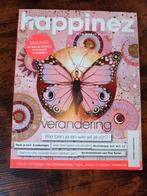 2x Happinez tijdschrift. 1x Flow, Ophalen of Verzenden, Zo goed als nieuw, Damesbladen