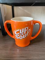 Cup a soup mok soepbeker oranje drinkbeker, Ophalen of Verzenden, Zo goed als nieuw, Gebruiksvoorwerp