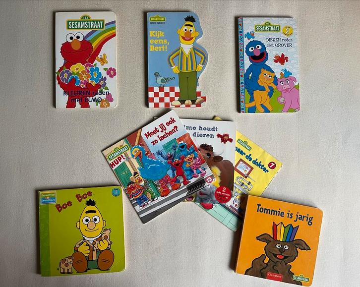 Sesamstraat Boekjes Verzameling, Boeken, Kinderboeken | Baby's en Peuters, Gelezen, 2 tot 3 jaar, Uitklap-, Voel- of Ontdekboek