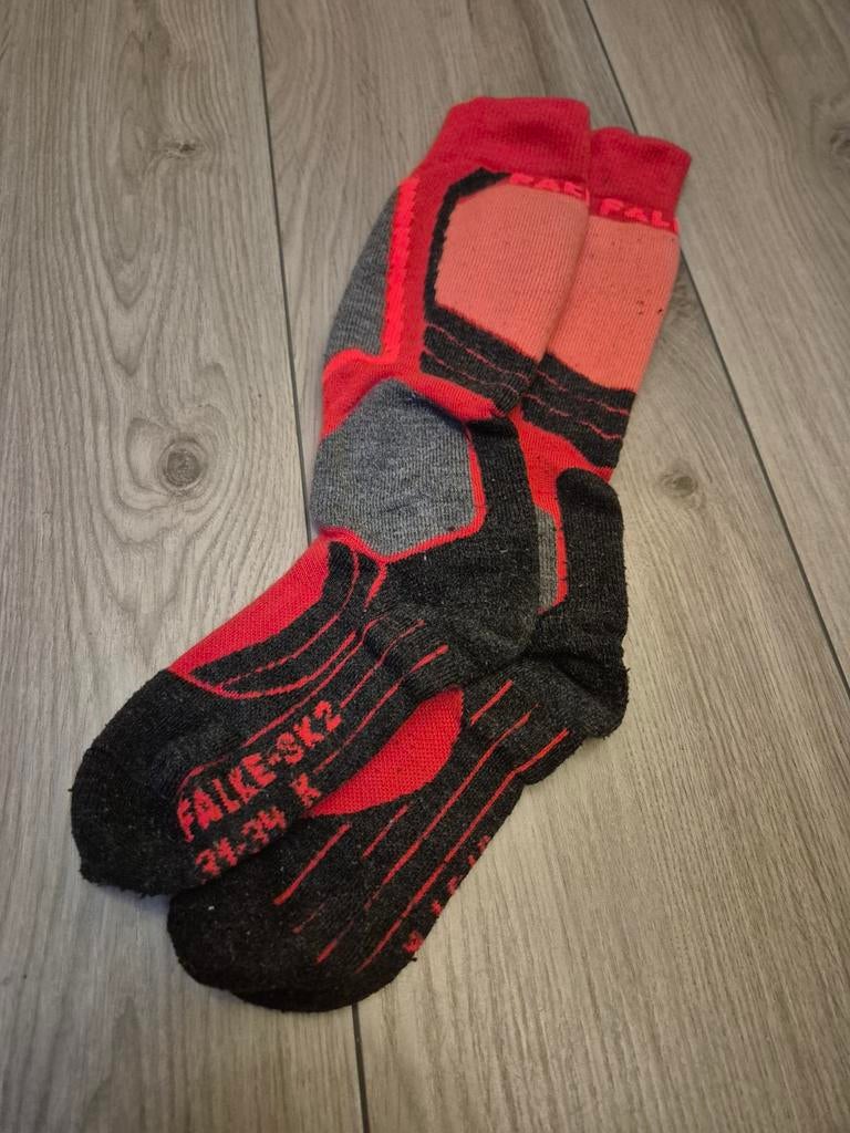 Falke SK2 skisokken - 3 paar 31/34, Sokken en Kniesokken, Overige kleuren, Overige maten, Gedragen