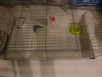 Bak met kooi(zoals hamster, cavia) 95lx55bx45h, Minder dan 60 cm, Kooi, Gebruikt, Ophalen of Verzenden
