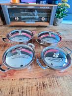 RVS Dek Schalen met deksel, Huis en Inrichting, Keuken | Servies, Overige materialen, Ophalen of Verzenden, Overige stijlen, Schaal of Schalen