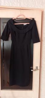 Elegante zwarte jurk met split. Jaren '60 model. Vintage!, Kleding | Dames, Jurken, Zwart, Glamour Bunny, Ophalen of Verzenden