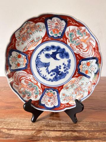 Schotel / bord - Imari - porselein - Japan - handgeschilderd beschikbaar voor biedingen