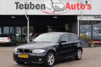 BMW 1-serie 120i High Executive Lederen interieur, Cruise co, Auto's, 4 cilinders, 150 pk, Zwart, Euro 4