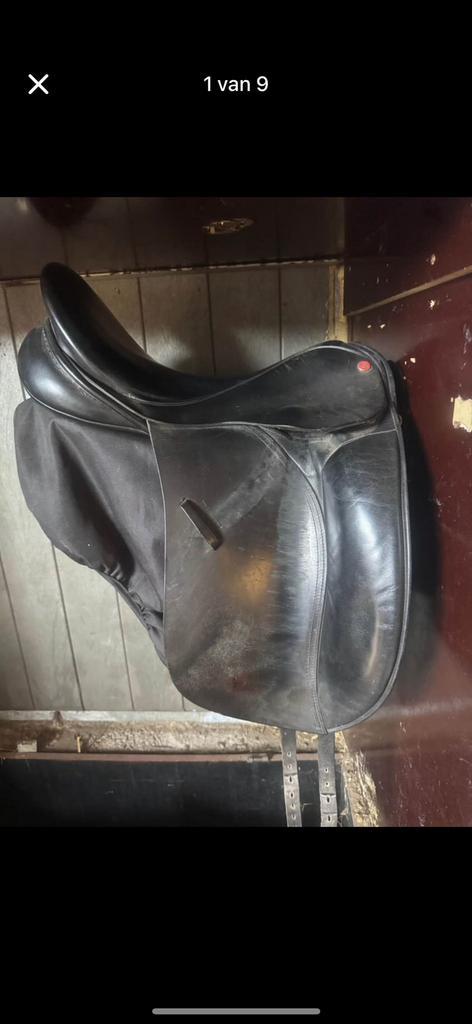 Euro riding zadel, Dieren en Toebehoren, Paarden en Pony's | Hoofdstellen en Tuigage, Gebruikt, Dressuur, Ophalen of Verzenden