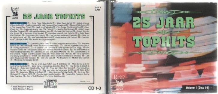 CD Verzamel: Serie: 25 jaar Tophits, Cd's en Dvd's, Cd's | Verzamelalbums, Zo goed als nieuw, Pop, Ophalen of Verzenden