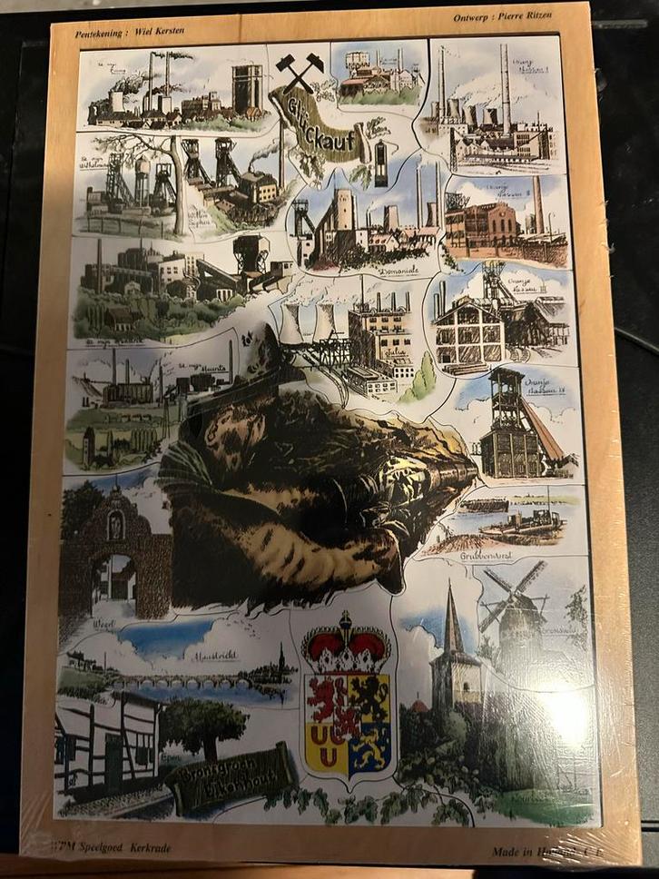 Puzzel Limburgse Mijnen - Wiel Kersten, Antiek en Kunst, Antiek | Religie, Ophalen of Verzenden