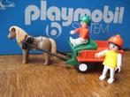 manege 3583 ponywagen pony kar rood groen pony 100% vintage, Kinderen en Baby's, Speelgoed | Playmobil, Complete set, Ophalen of Verzenden