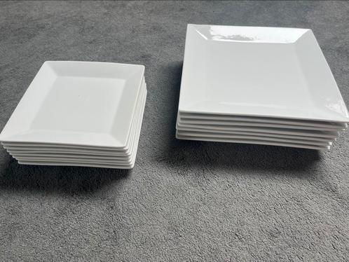 7 borden 25x25cm en 8 bordjes 19x19cm Tarrington house, Huis en Inrichting, Keuken | Servies, Gebruikt, Bord(en), Overige stijlen