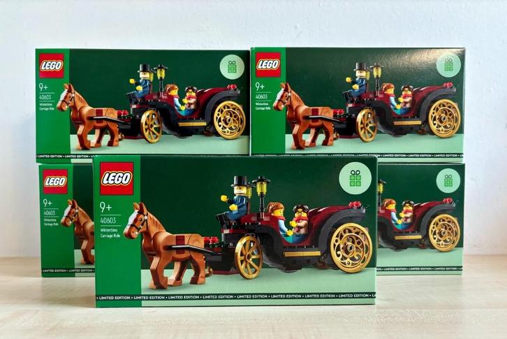 Lego 40603 Wintertime Carriage Ride Nieuw!, Kinderen en Baby's, Speelgoed | Duplo en Lego, Nieuw, Lego, Complete set, Ophalen of Verzenden