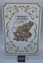 Geborduurde wenskaarten Huwelijk & Nieuwe Woning, Nieuw, Man of Vrouw, Info@sparklecrafts.nl, Ophalen of Verzenden