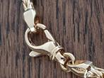 Gouden koningsketting en massief 18k., Sieraden, Tassen en Uiterlijk, Kettingen, Ophalen of Verzenden, Zo goed als nieuw, Goud