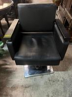 Verstelbare Kappersstoel, Huis en Inrichting, Gebruikt, Zwart, Ophalen of Verzenden, Metaal