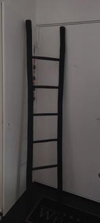 handdoekladder voor tegen de muur; echt dik boomhout, Ophalen, Nieuw