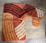 Badmat en wc mat in mooie warme kleuren, nieuw, Huis en Inrichting, Ophalen of Verzenden, Nieuw, Oranje, Badmat