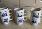 Set van 6 kopjes van Delft, Ophalen of Verzenden, Zo goed als nieuw, Overige stijlen, Kop(pen) en/of Schotel(s)