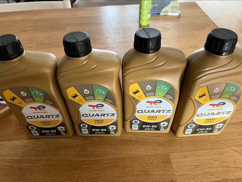 Total Quartz Ineo First 0w30 olie 4x 1 liter • nieuw, Motoren, Accessoires | Onderhoudsmiddelen, Ophalen of Verzenden