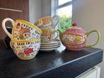 Theepot en kop en schotel, Huis en Inrichting, Keuken | Servies, Ophalen, Blond Amsterdam, Nieuw, Kop(pen) en/of Schotel(s)