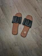 Nieuwe Slippers (42) Manfield, Slippers, Zwart, Ophalen of Verzenden, Zo goed als nieuw
