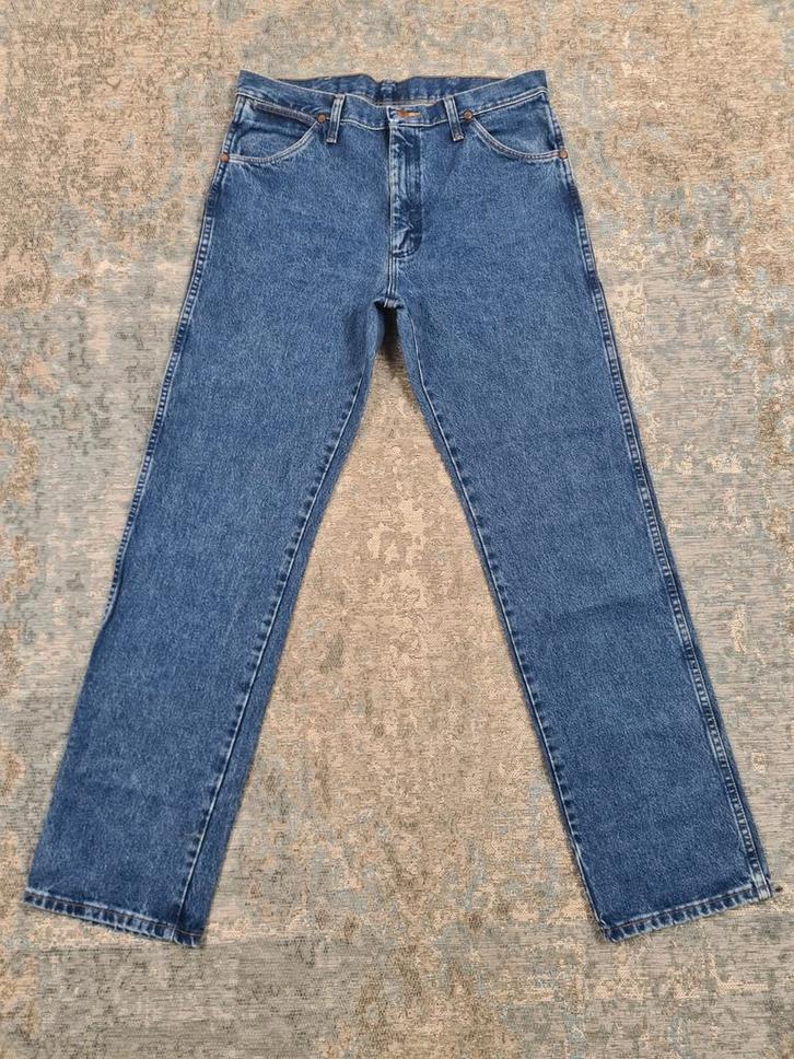 Wrangler LARSTON W32 L32 Straight 100% katoen Bronno3232, Kleding | Heren, Spijkerbroeken en Jeans, Zo goed als nieuw, W32 (confectie 46) of kleiner