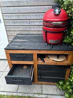 Kamado BBQ met Douglas buitenkeuken, Tuin en Terras, Houtskoolbarbecues, Ophalen, Gebruikt