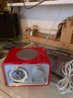 Tangent Uno Tafelradio - Rood, Ophalen of Verzenden, Zo goed als nieuw, Radio