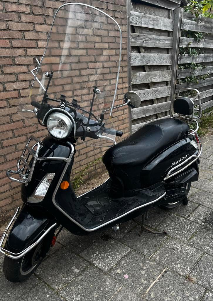 Sym Fiddle 2 Premium 2019 - Opknapper!, Fietsen en Brommers, Scooters | SYM, Gebruikt, Overige modellen, Maximaal 25 km/u, Benzine