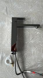 Chrome designkraan massief staal, Ophalen of Verzenden, Zo goed als nieuw, Chroom, Kraan