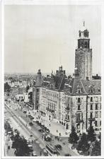 AK Rotterdam - Coolsingel met Raadhuis, Verzamelen, Ansichtkaarten | Nederland, Verzenden, 1940 tot 1960, Gelopen, Zuid-Holland