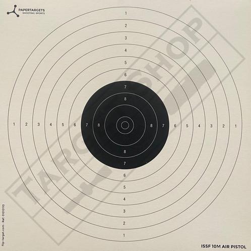 Schietkaart ISSF 10m Air Pistol 1 roos 17x17, Sport en Fitness, Schietsport-accessoires, Nieuw, Ophalen of Verzenden