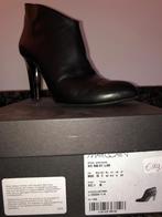 Marccain booties met mettalic hak - maat 40, Ophalen of Verzenden, Zo goed als nieuw, Zwart