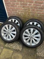 16 inch Vw polo velgen met winterbanden 195/55/16 inch 5x100, Auto-onderdelen, Banden en Velgen, 16 inch, Banden en Velgen, 195 mm