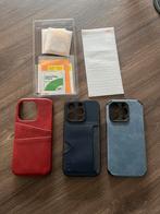 iPhone 14 Pro 3 cases en screenprotector, IPhone 14 Pro, Ophalen of Verzenden, Zo goed als nieuw