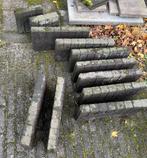 Betonnen palissade banden Antracietgrijs - Gebruikt, Tuin en Terras, Ophalen, Gebruikt, Overige typen, Minder dan 5 m²