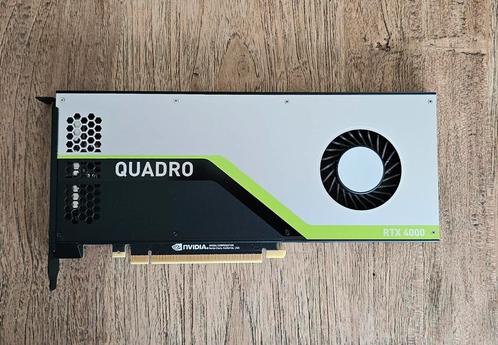 NVidia RTX 4000 Quadro 8GB (Turing), Computers en Software, Videokaarten, Zo goed als nieuw, Nvidia, PCI-Express 4.0, GDDR6, Ophalen of Verzenden