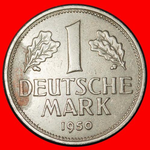 Ⰶ NOT COMMUNIST 1950-2001: GERMANY 1 MARK 1950G I+A+r1 BADEN, Postzegels en Munten, Munten | Europa | Niet-Euromunten, Losse munt