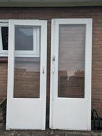 Houten openslaande tuindeuren 149x208,5, Ophalen, Gebruikt, 80 tot 100 cm, Buitendeur