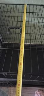 Hondenbench lxhxb 121.5 cm x 75 cm x 80 cm met schuifdeuren., Ophalen, Zo goed als nieuw