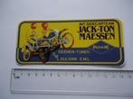 sticker Zijspan motorcross EML Bulsink Jack ton Maessen, Verzamelen, Stickers, Verzenden