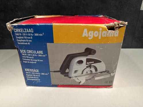 Agojama 25c742 - 1040 W - Cirkelzaag, Doe-het-zelf en Verbouw, Gereedschap | Zaagmachines, Gebruikt, Cirkelzaag, 600 tot 1200 watt