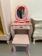 Leuke Kinder make-up tafel met Krukje en kussentje, Gebruikt, Minder dan 75 cm, Minder dan 50 cm, Ophalen