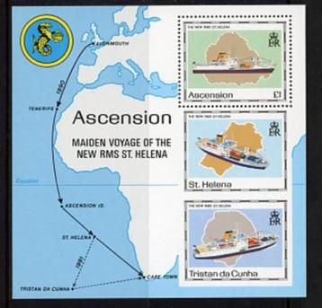 Ascension- St. Helena- Tristan da Cunha- 1990- blok = motief beschikbaar voor biedingen