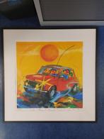 Zeefdruk Ad Verstijnen, Austin 7 90 x 90, Antiek en Kunst, Ophalen