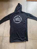 Zwarte Hoodie Jurk PESCARA Maat M, Kleding | Dames, Truien en Vesten, Verzenden, Zo goed als nieuw, Maat 38/40 (M), Zwart