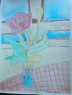Schilderij bloemen in vaas 20, Ophalen of Verzenden