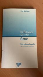 Jan Boelens - In balans met het goede, Ophalen of Verzenden, Zo goed als nieuw