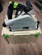 Festool TS 55 EBQ-Plus met geleider rail, Doe-het-zelf en Verbouw, Gereedschap | Zaagmachines, Gebruikt, Invalzaag, Ophalen of Verzenden