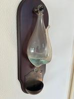 Antiek Weerglas 1620 op Houten Voet - Woonaccessoire Decorat, Ophalen of Verzenden