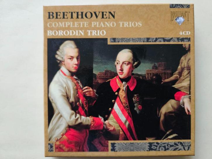 4CD Beethoven - Complete Piano trios - Borodin Trio, Cd's en Dvd's, Cd's | Klassiek, Zo goed als nieuw, Kamermuziek, Classicisme